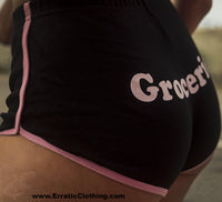 Groceries Shorts (Black/Pink)