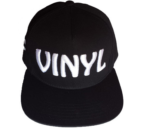 VINYL - Black  Snapback hat