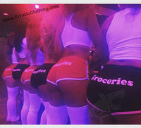 Groceries Shorts (Black/Pink)