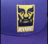 KobeY Purple Snapback hat (Yellow/White)